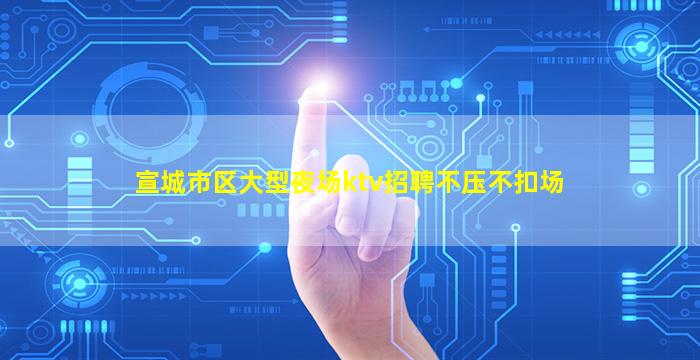宣城市区大型夜场ktv招聘不压不扣场